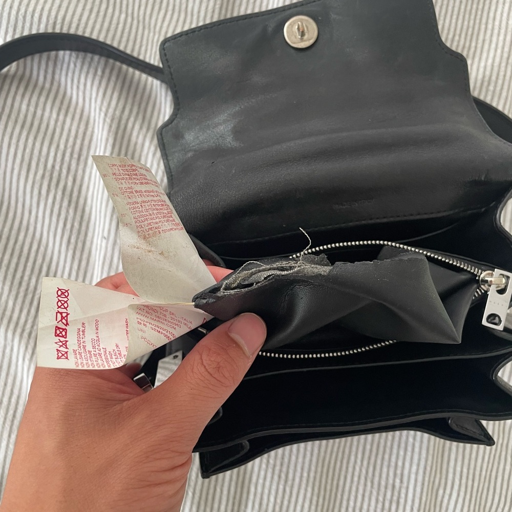 Marni Trunk Bag Black Leather crossbody - Picture 7 of 10
